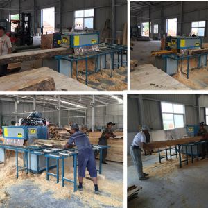 安徽客戶(hù)方木多片鋸現(xiàn)場(chǎng)加工